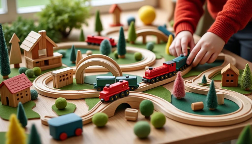 entdecken sie, warum holzeisenbahnen das ideale spielzeug für kreative kinder sind – fördern sie fantasie, geschicklichkeit und spielerisches lernen mit hochwertigem holzspielzeug.