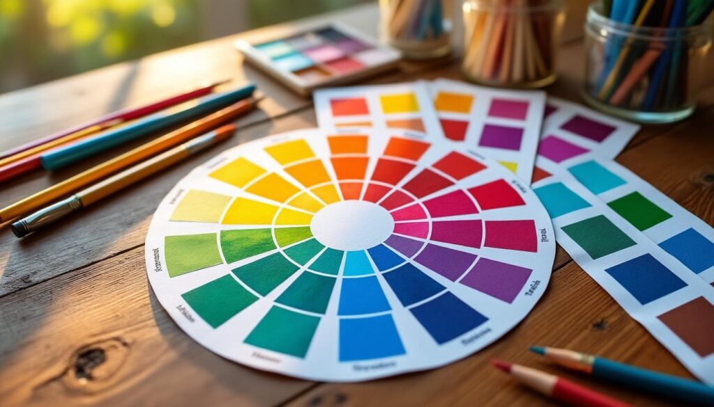 erfahren sie, wie der farbkreis funktioniert und lernen sie, farben harmonisch zu kombinieren, um ansprechende designs und farbharmonien zu erstellen.