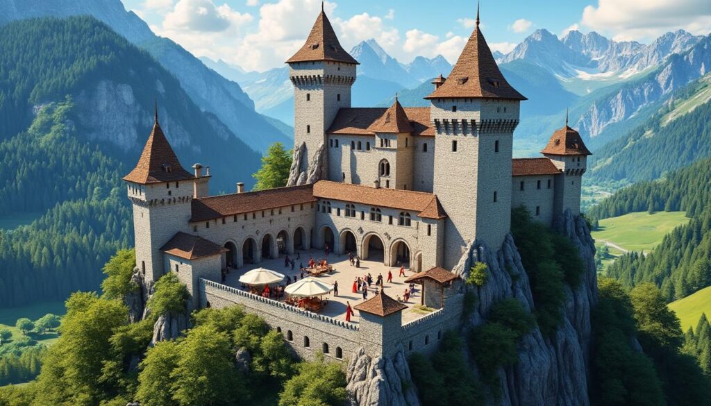 entdecken sie die faszinierende geschichte und die highlights der burg hohenwerfen, ein mittelalterliches schloss voller abenteuer und beeindruckender sehenswürdigkeiten.