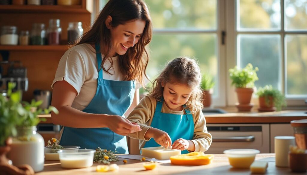 entdecken sie einfache und kreative ideen, um seife zusammen mit kindern zuhause selbst herzustellen. spaßige bastelprojekte für die ganze familie!